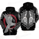 Viking Eagle SED-0125 Hoodie Raglan Zip