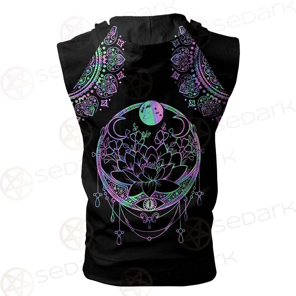 Gothic Witch SED-0127 Zip Sleeveless Hoodie