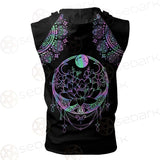 Gothic Witch SED-0127 Zip Sleeveless Hoodie