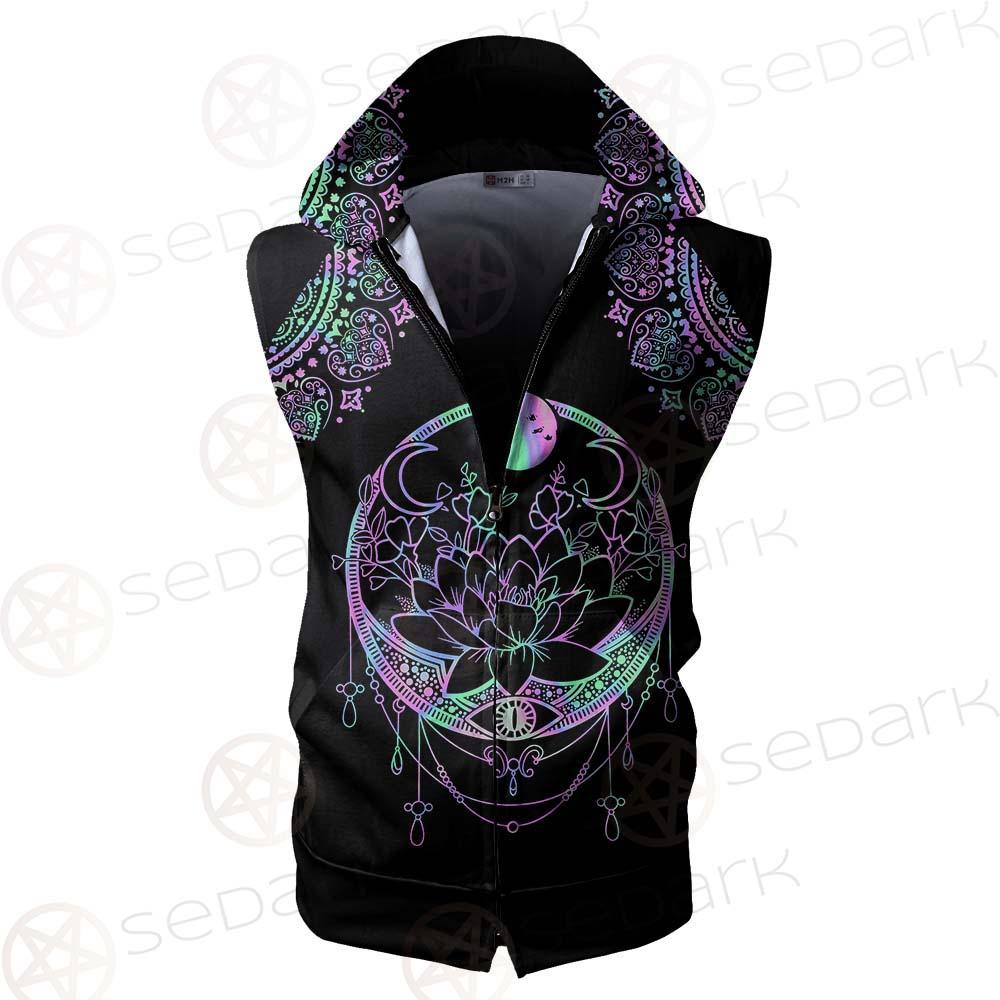 Gothic Witch SED-0127 Zip Sleeveless Hoodie