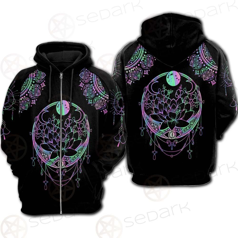 Gothic Witch SED-0127 Hoodie Raglan Zip