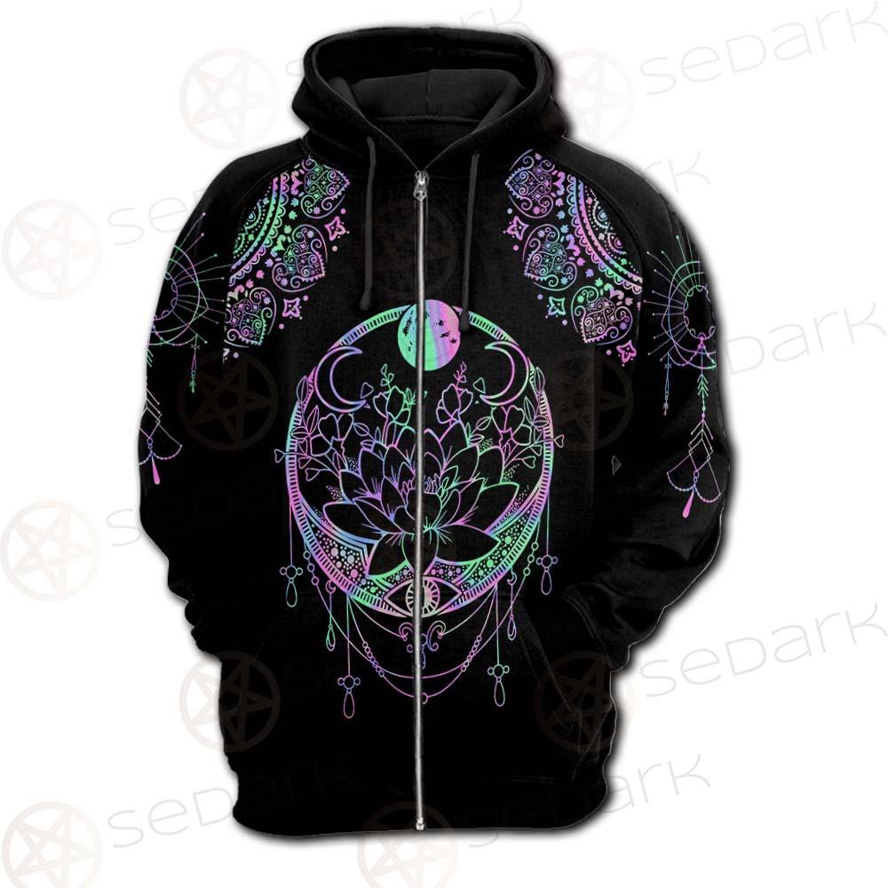 Gothic Witch SED-0127 Hoodie Raglan Zip