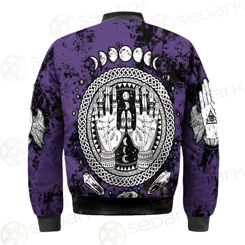 Gothic Mystic Hand SED-0128 Bomber Jacket