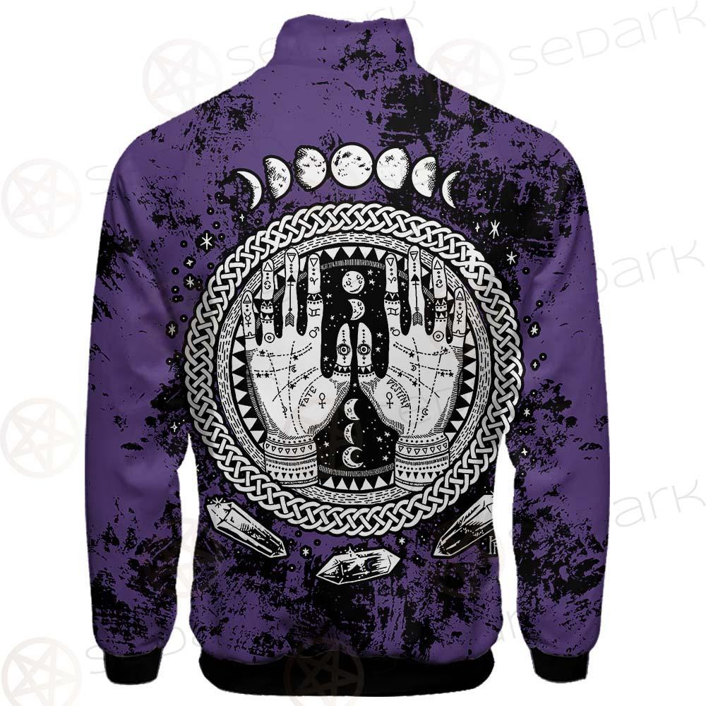 Gothic Mystic Hand SED-0128 Stand-up Collar Jacket