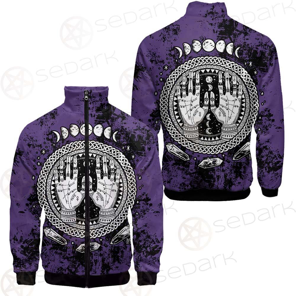 Gothic Mystic Hand SED-0128 Stand-up Collar Jacket