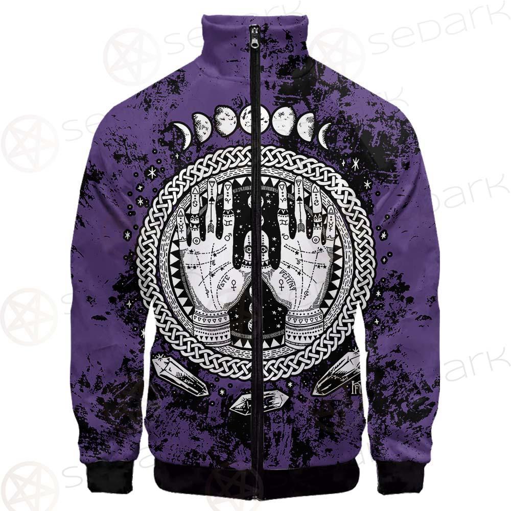 Gothic Mystic Hand SED-0128 Stand-up Collar Jacket