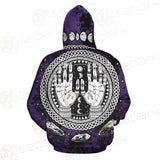 Gothic Mystic Hand SED-0128 Zip-up Hoodies