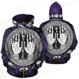 Gothic Mystic Hand SED-0128 Zip-up Hoodies