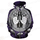 Gothic Mystic Hand SED-0128 Zip-up Hoodies