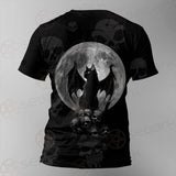 Witch Cat SED-0147 Unisex T-shirt