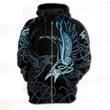 Viking Eagles SED-0148 Hoodie Raglan Zip