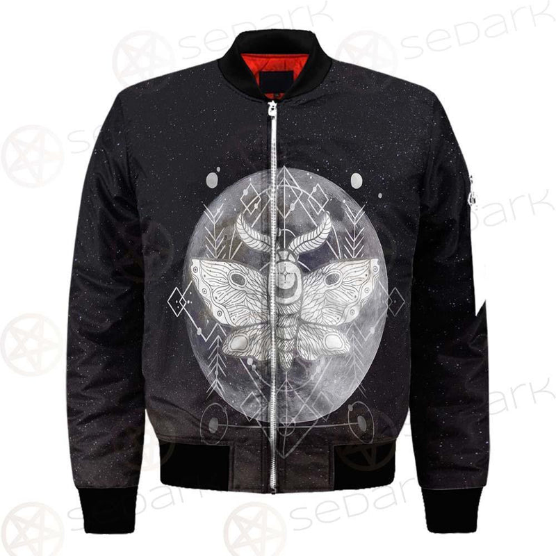 Wicca Moon Butterfly SED-0149 Bomber Jacket