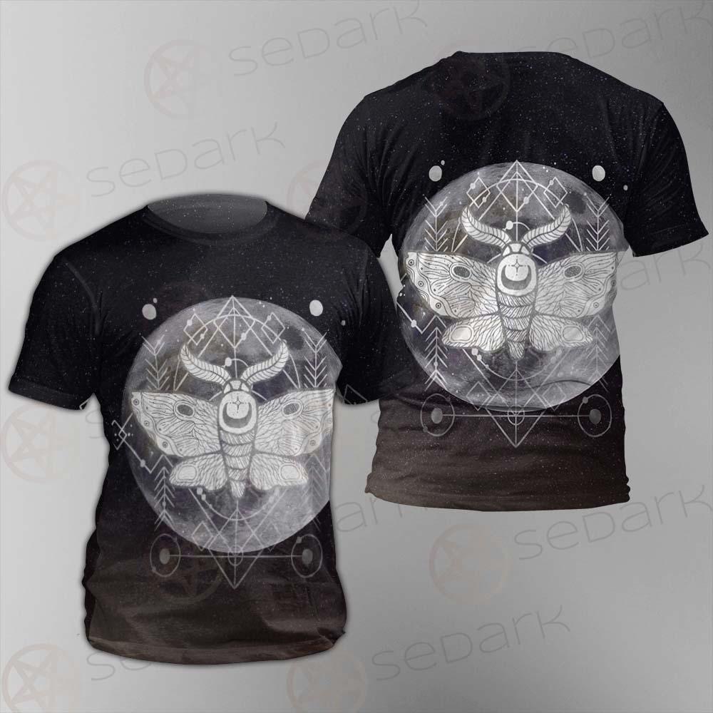 Wicca Moon Butterfly SED-0149 Unisex T-shirt