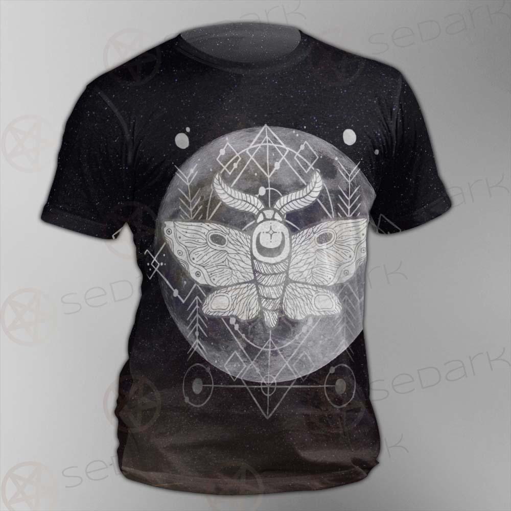 Wicca Moon Butterfly SED-0149 Unisex T-shirt