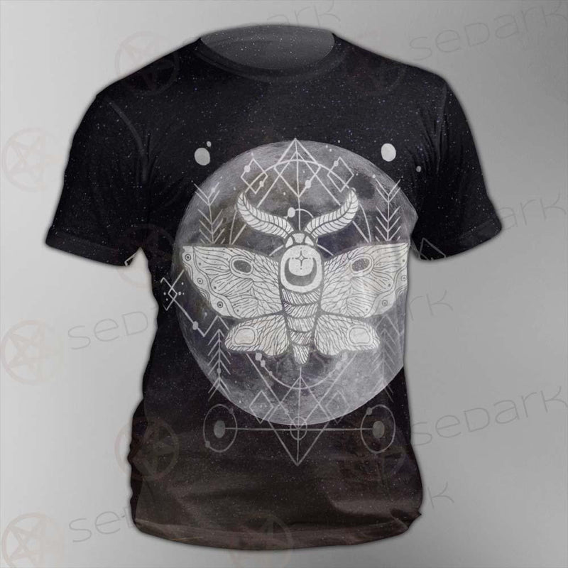 Wicca Moon Butterfly SED-0149 Unisex T-shirt
