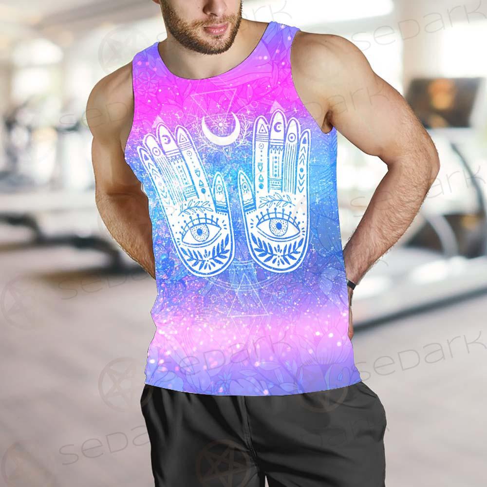 Wicca Eyes And Hands SED-0151 Men Tank-tops
