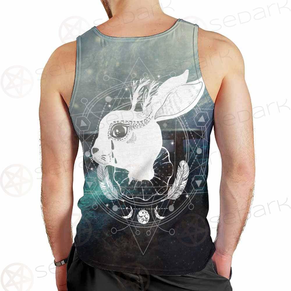 Wicca Rabbit Pattern SED-0153 Men Tank-tops