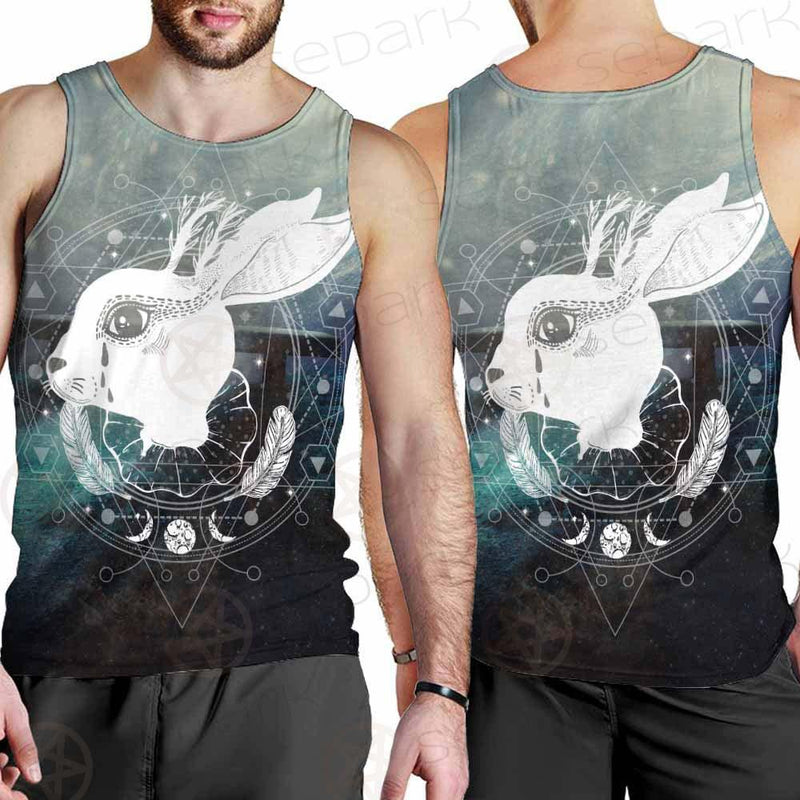 Wicca Rabbit Pattern SED-0153 Men Tank-tops