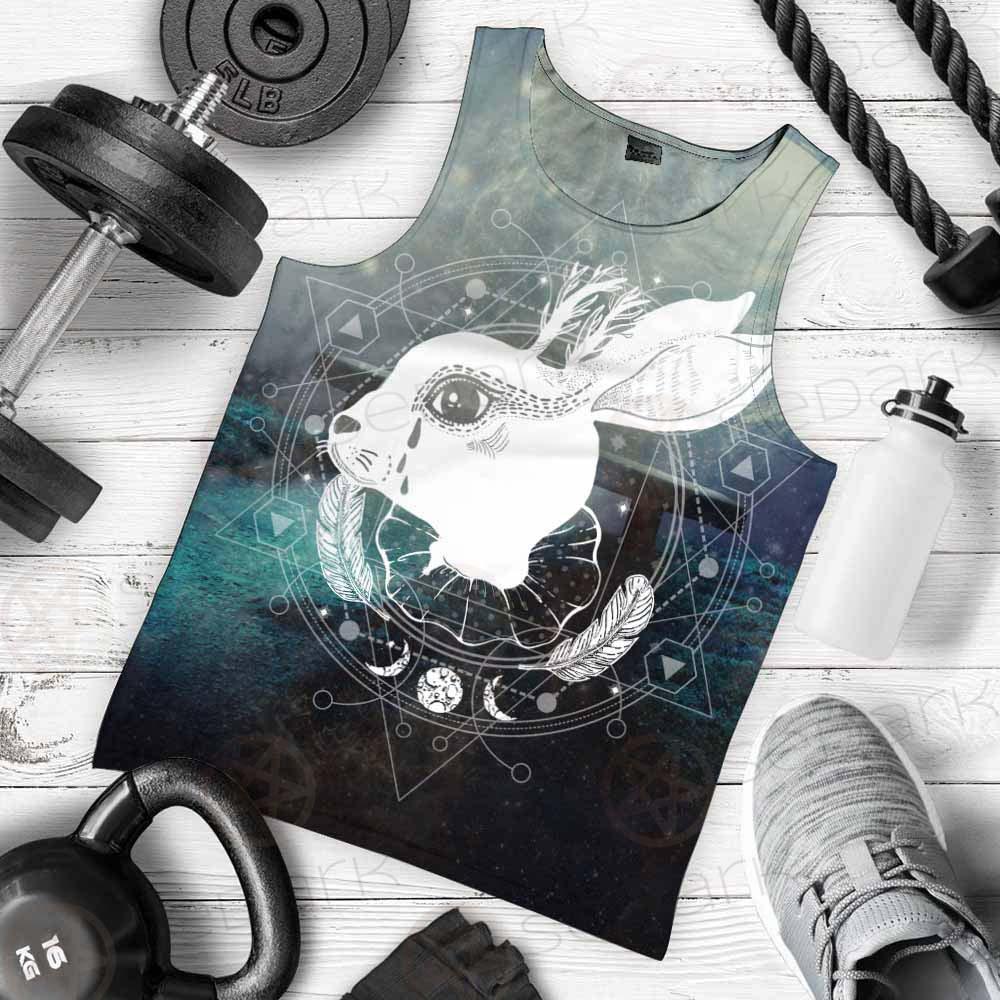 Wicca Rabbit Pattern SED-0153 Men Tank-tops