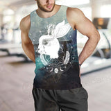 Wicca Rabbit Pattern SED-0153 Men Tank-tops
