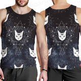 Witch Cat Pattern SED-0154 Men Tank-tops