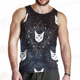 Witch Cat Pattern SED-0154 Men Tank-tops