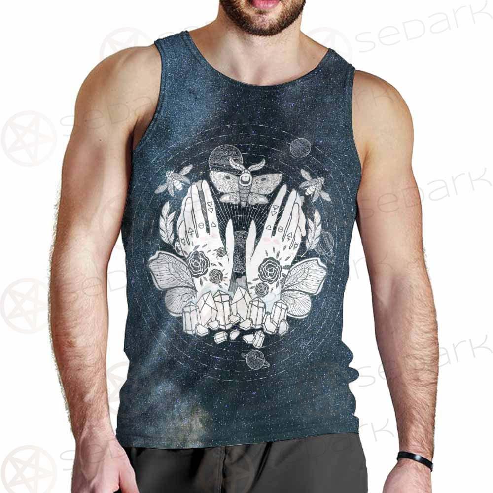 Wicca Hands SED-0155 Men Tank-tops
