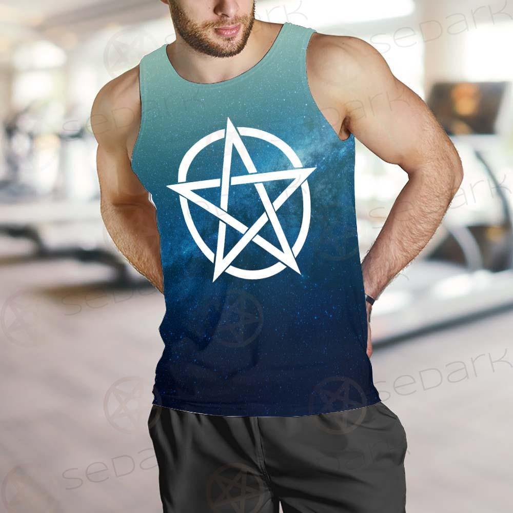 Religious Sign Wicca SED-0162 Men Tank-tops