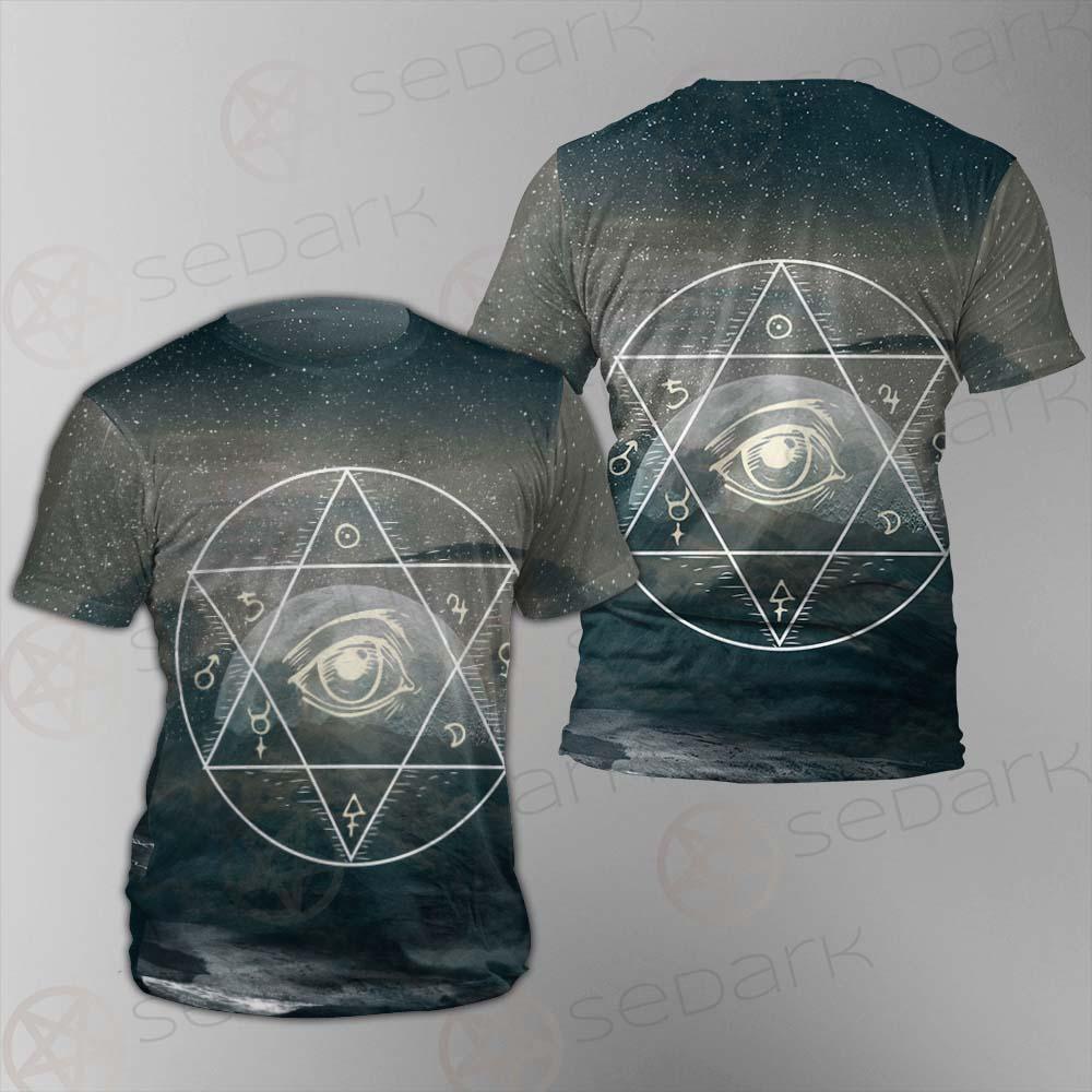 Wicca Symbol SED-0169 Unisex T-shirt