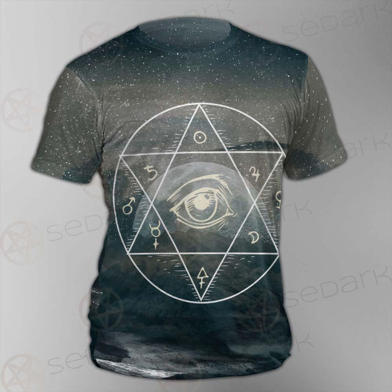 Wicca Symbol SED-0169 Unisex T-shirt