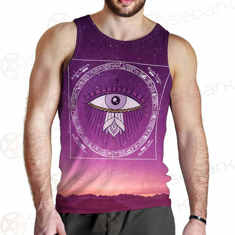 Eye Pattern Month SED-0170 Men Tank-tops