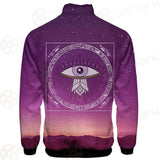 Eye Pattern Month SED-0170 Stand-up Collar Jacket