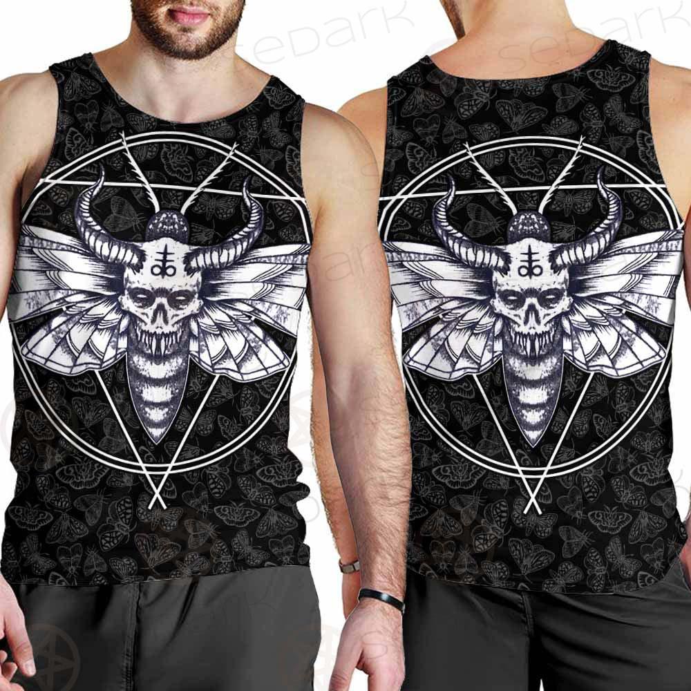 Satanic Death Moth SED-0171 Men Tank-tops
