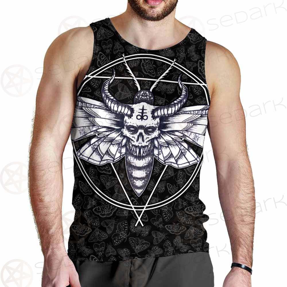 Satanic Death Moth SED-0171 Men Tank-tops