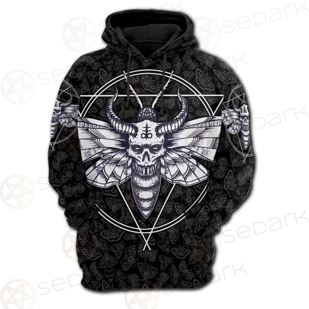 Satanic Death Moth SED-0171 Hoodie Raglan