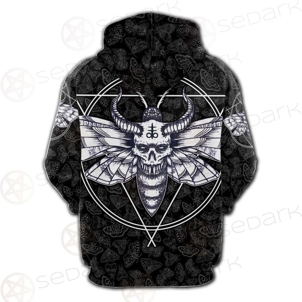 Satanic Death Moth SED-0171 Hoodie Raglan