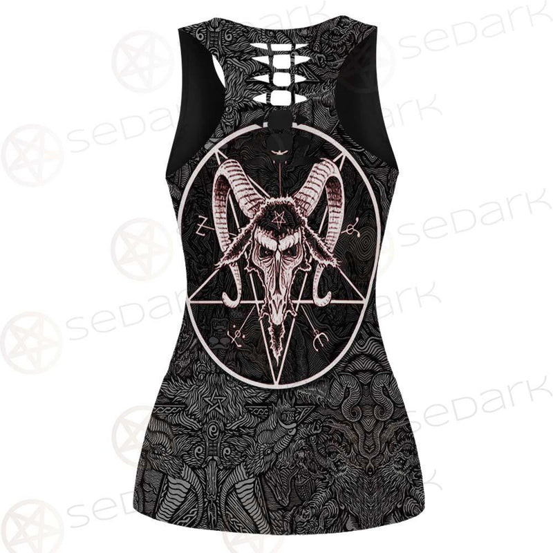 Satan Boho SED-0199 Hollow Out Tank Top