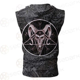 Satan Boho SED-0199 Zip Sleeveless Hoodie