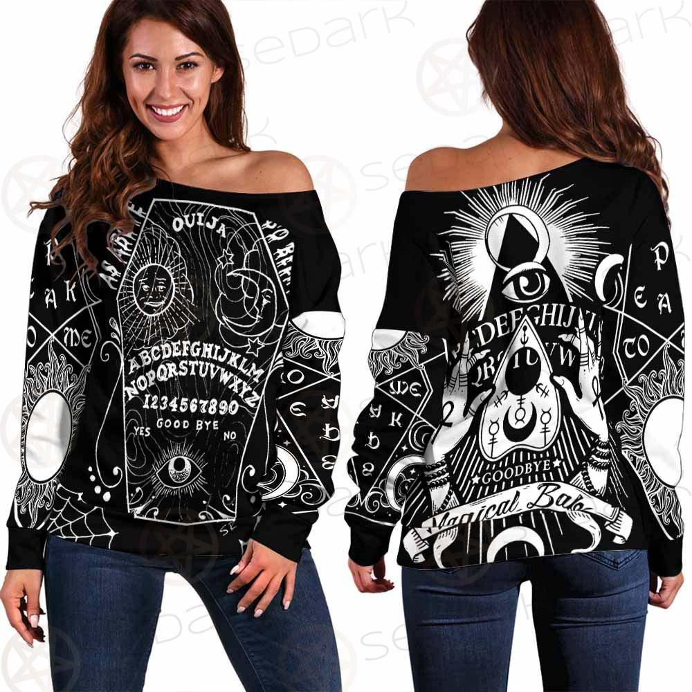 Gothic Megical Babe SED-0202 Off Shoulder Sweaters