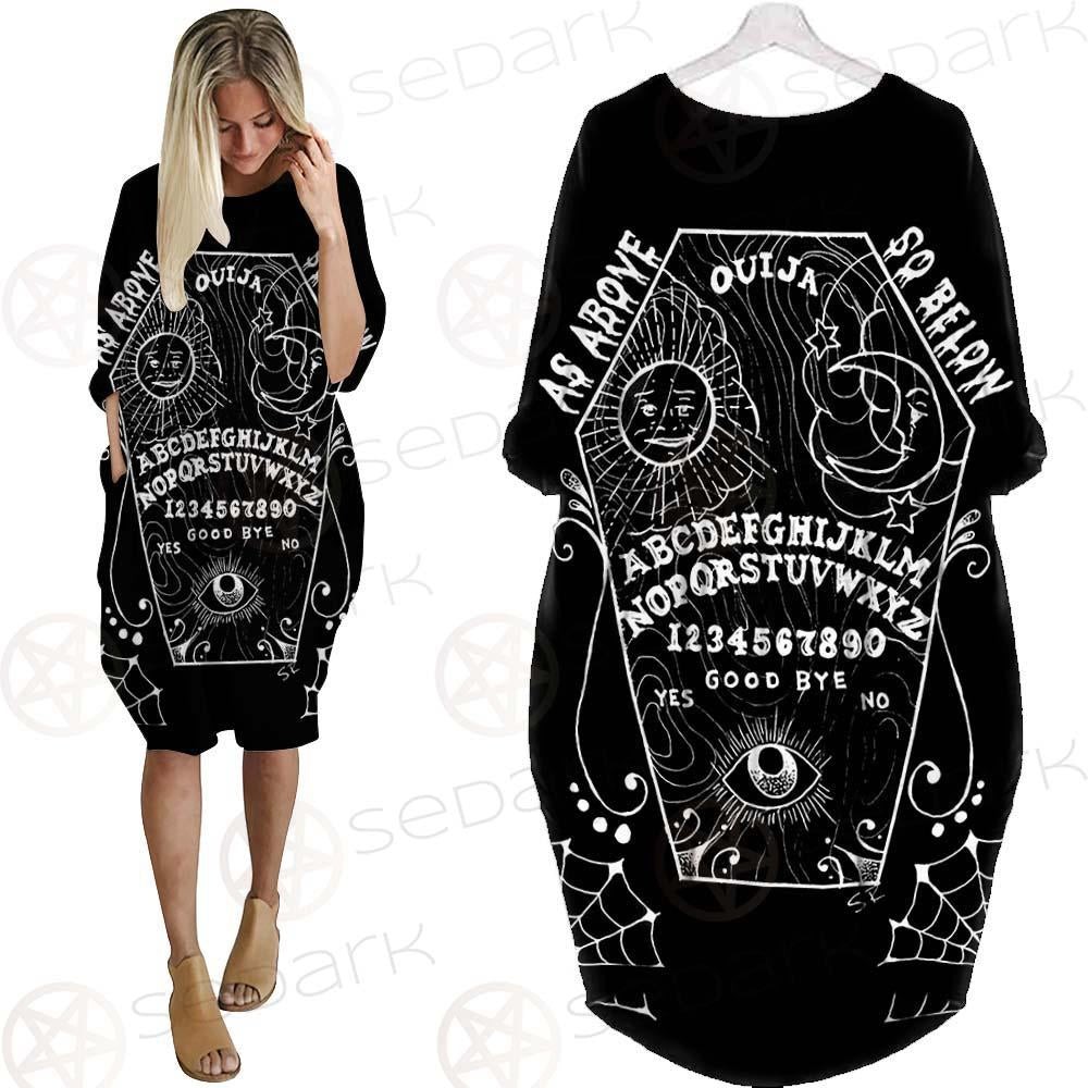 Gothic Megical Babe SED-0202 Batwing Pocket Dress