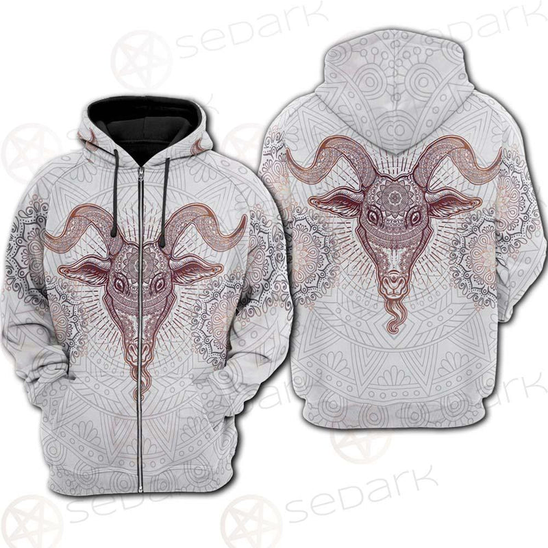 Satan Boho SED-0203 Hoodie Raglan Zip