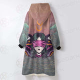Gothic Girl Butterfly SED-0204 Oversized Sherpa Blanket Hoodie