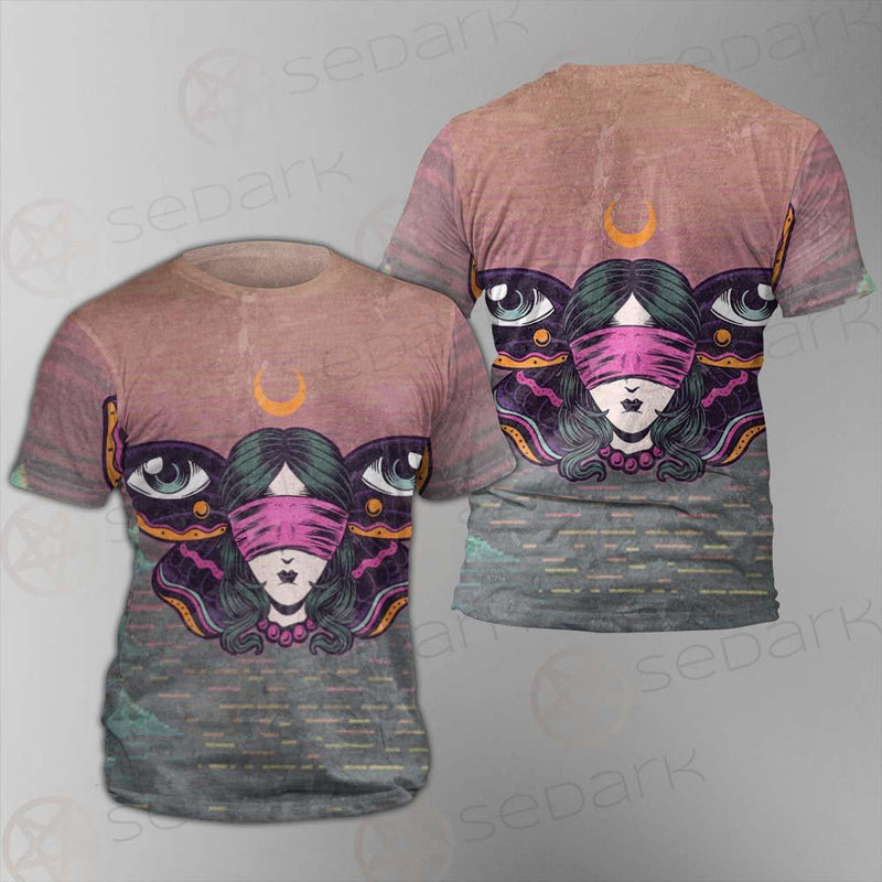 Gothic Girl Butterfly SED-0204 Unisex T-shirt