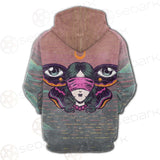 Gothic Girl Butterfly SED-0204 Hoodie Raglan Zip