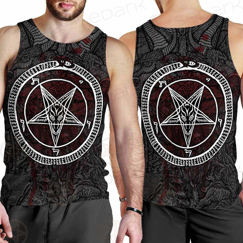 Satanic Sigil of Baphomet SED-0205 Men Tank-tops