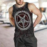 Satanic Sigil of Baphomet SED-0205 Men Tank-tops