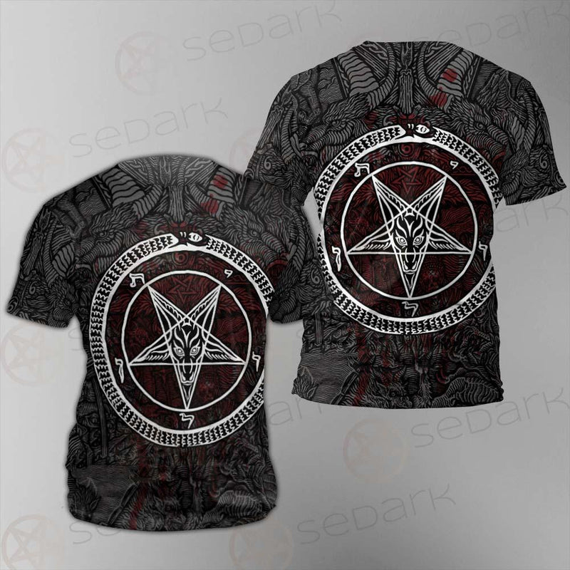 Satanic Sigil of Baphomet SED-0205 Unisex T-shirt
