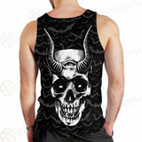 Satan Skull Bat SED-0206 Men Tank-tops