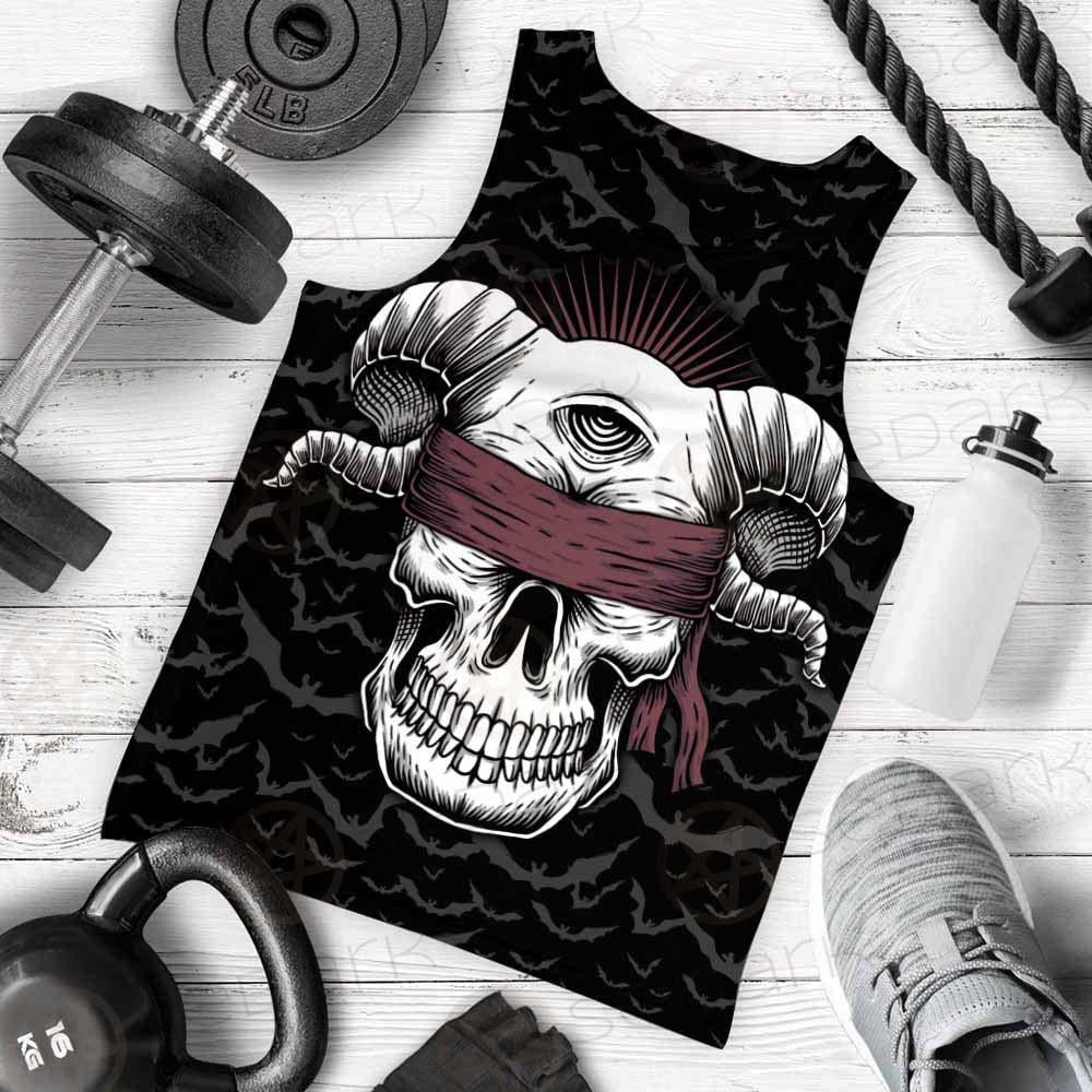 Satan Skull Bat SED-0206 Men Tank-tops
