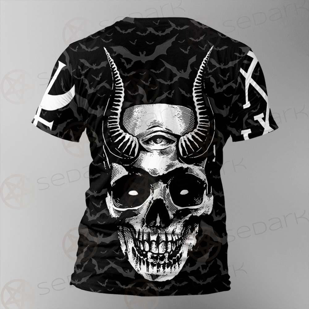 Satan Skull Bat SED-0206 Unisex T-shirt